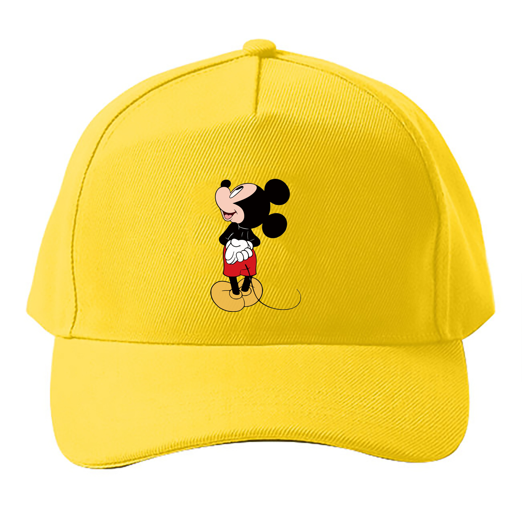（画像用） ミッキーマウス Mickey Mouse ベースボールキャップ 綿100％ 男女兼用 帽子 スポーツ